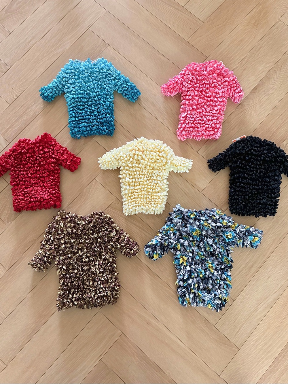NWT Vintage Y2K Popcorn Bubble Tops Lot Bundle